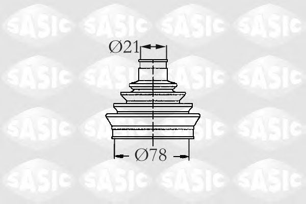 Комплект пыльника шруса SASIC 2933513
