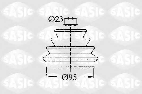 Комплект пыльника шруса SASIC 2003414
