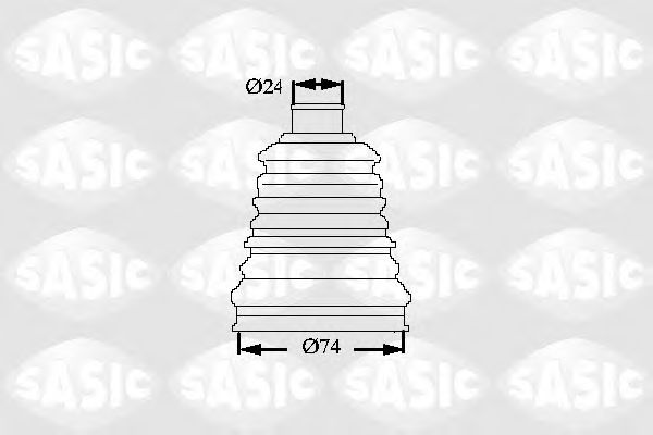 Комплект пыльника шруса SASIC 2933123
