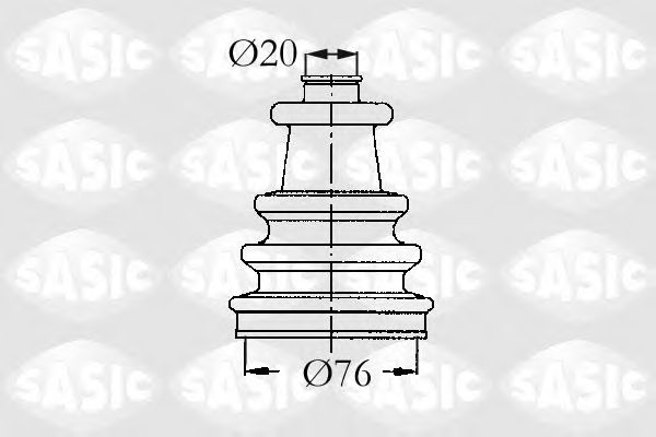 Комплект пыльника шруса SASIC 4003405