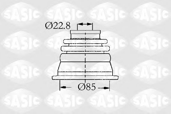 Комплект пыльника шруса SASIC 4003427