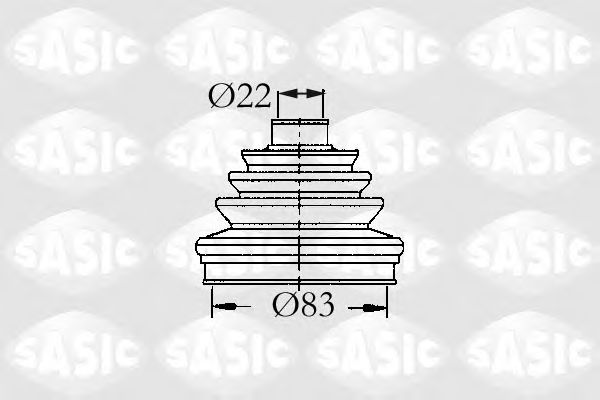 Комплект пыльника шруса SASIC 4003431