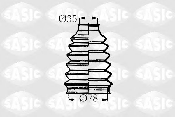 Комплект пыльника шруса SASIC 4003457