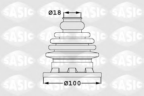Комплект пыльника шруса SASIC 1906034