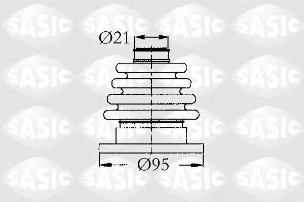 Комплект пыльника шруса SASIC 9004603