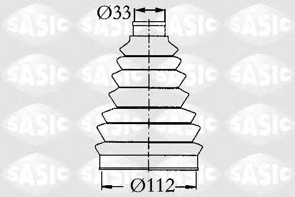 Комплект пыльника шруса SASIC 2933073