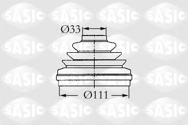 Комплект пыльника шруса SASIC 2933993