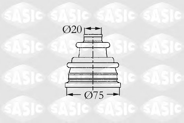 Комплект пыльника шруса SASIC 4003404