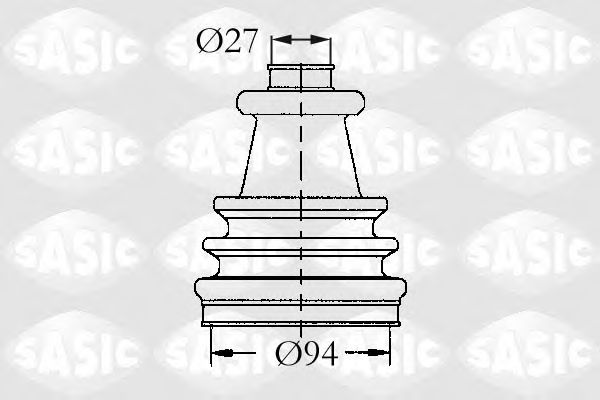 Комплект пыльника шруса SASIC 4003417