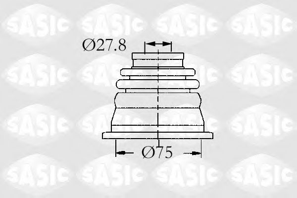 Комплект пыльника шруса SASIC 4003465