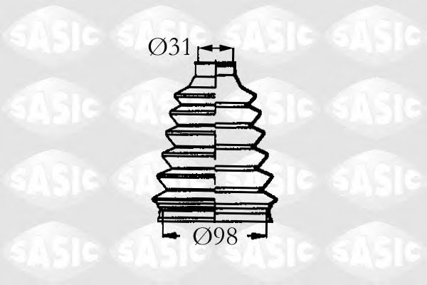 Комплект пыльника шруса SASIC 4003466