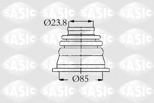 Комплект пыльника шруса SASIC 4003419