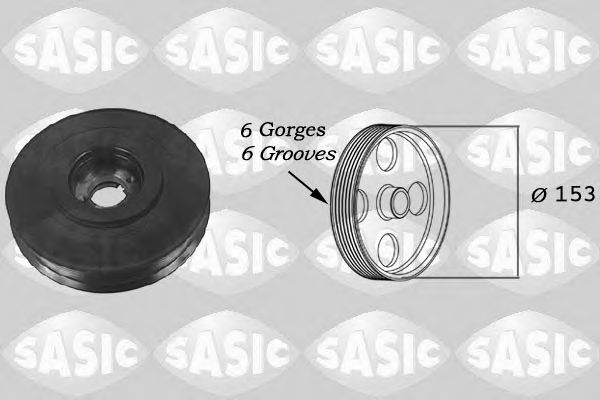 Шкив коленвала SASIC 2150011