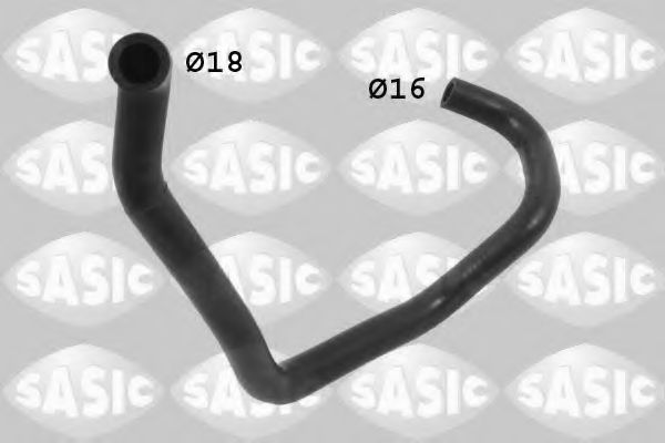 Патрубок радиатора SASIC 3400019