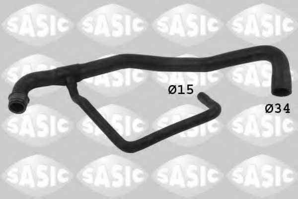 Патрубок радиатора SASIC 3400031