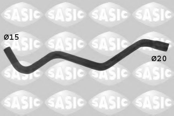 Патрубок радиатора SASIC 3406014