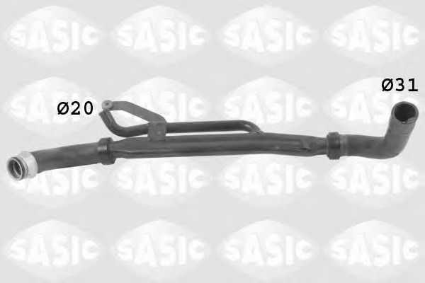 Патрубок радиатора SASIC 3400004