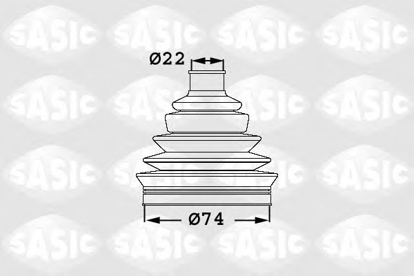 Комплект пыльника шруса SASIC 1906004