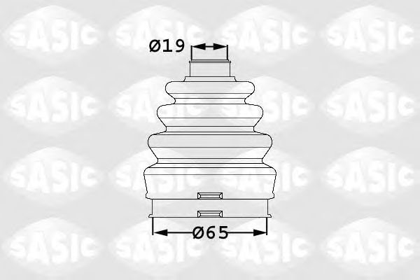 Комплект пыльника шруса SASIC 1906007
