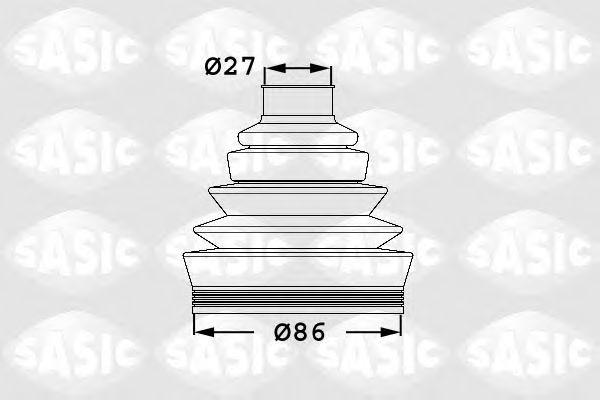 Комплект пыльника шруса SASIC 1906009