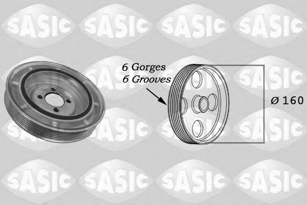 Шкив коленвала SASIC 2156012