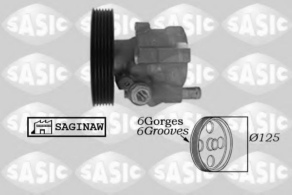 Насос гидроусилителя руля SASIC 7074012