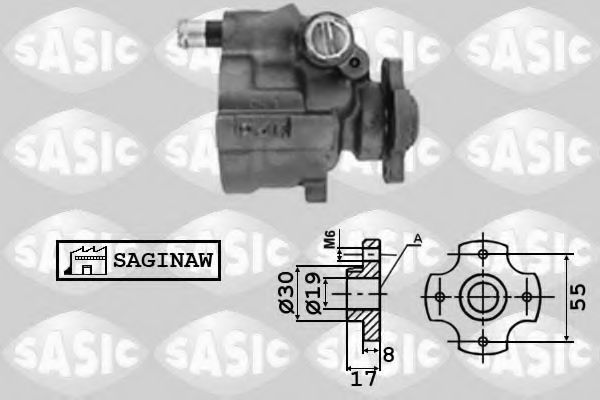 Насос гидроусилителя руля SASIC 7070033