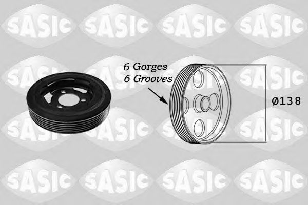 Шкив коленвала SASIC 2156025