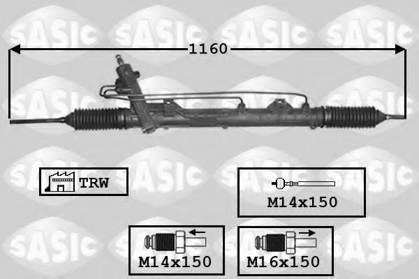 Рулевая рейка SASIC 7176039