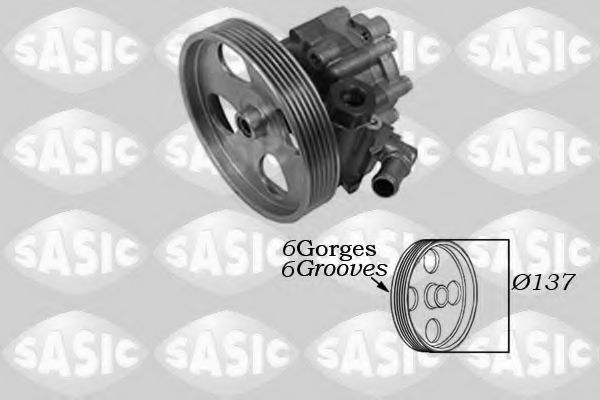 Насос гидроусилителя руля SASIC 7070057