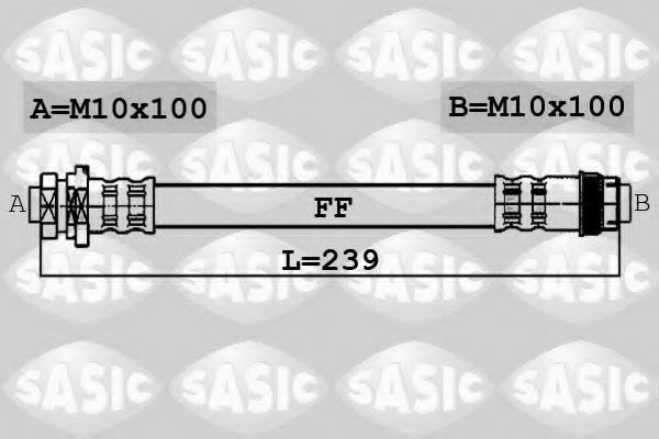 Тормозной шланг SASIC 6600033