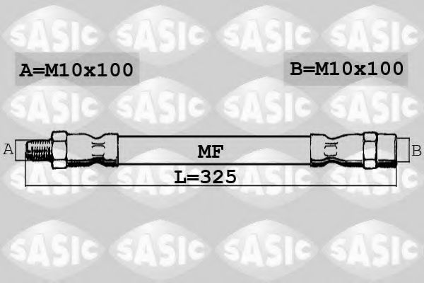 Тормозной шланг SASIC 6606037