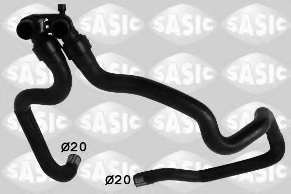 Патрубок радиатора SASIC 3400051