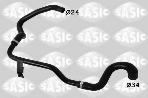 Патрубок радиатора SASIC 3400063