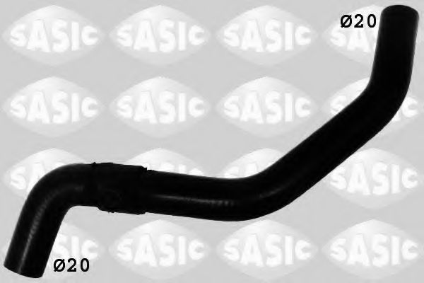 Патрубок радиатора SASIC 3400091