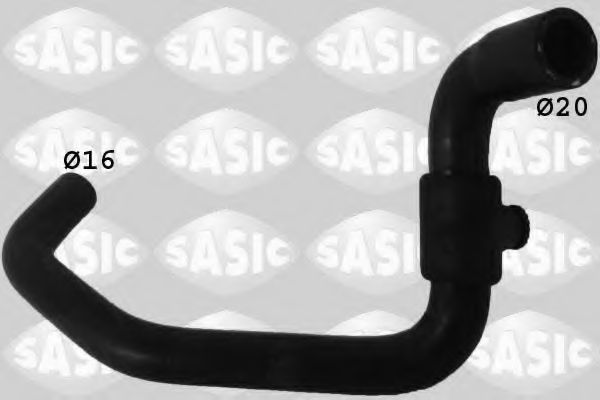 Патрубок радиатора SASIC 3400118