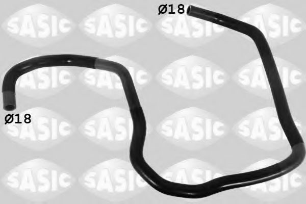 Патрубок радиатора SASIC 3400138