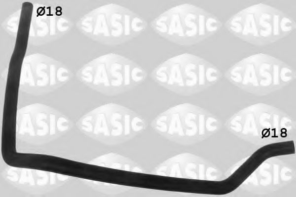 Патрубок радиатора SASIC 3400139