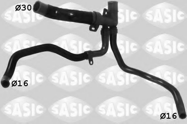 Патрубок радиатора SASIC 3400142