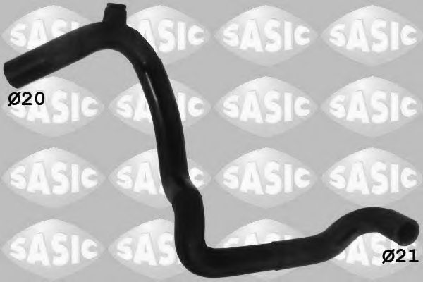 Патрубок радиатора SASIC 3400157