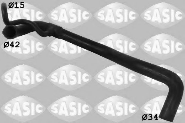 Патрубок радиатора SASIC 3400177