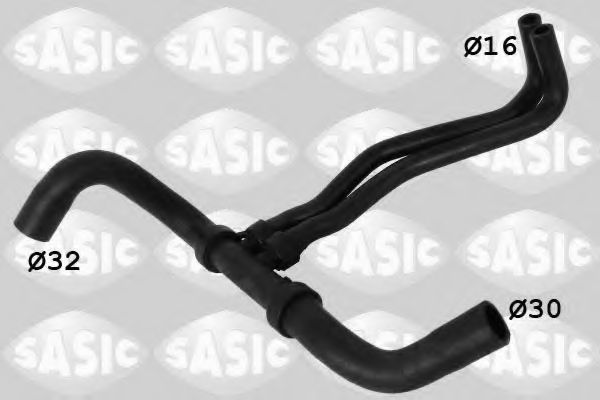 Патрубок радиатора SASIC 3404058