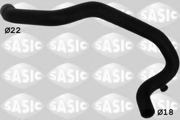 Патрубок радиатора SASIC 3404077