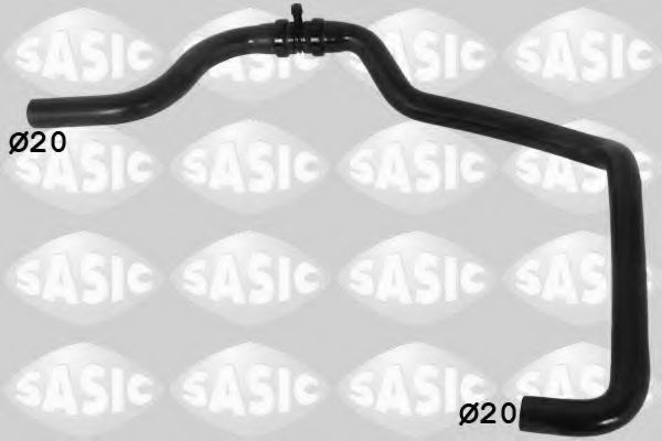 Патрубок радиатора SASIC 3404080