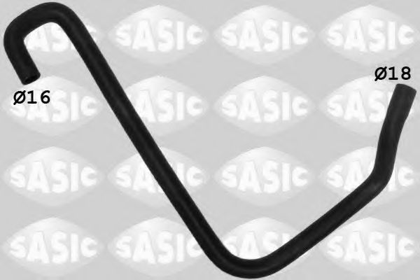 Патрубок радиатора SASIC 3404087