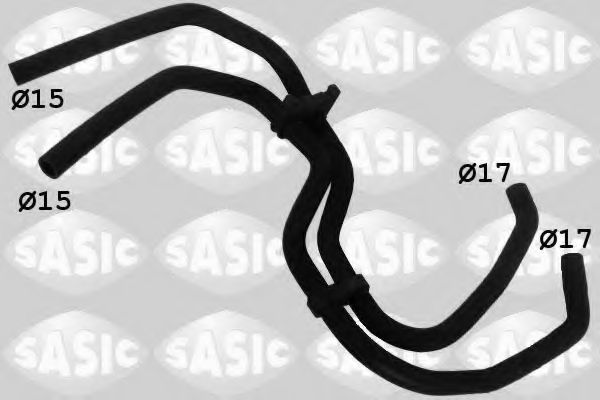 Патрубок радиатора SASIC 3404091