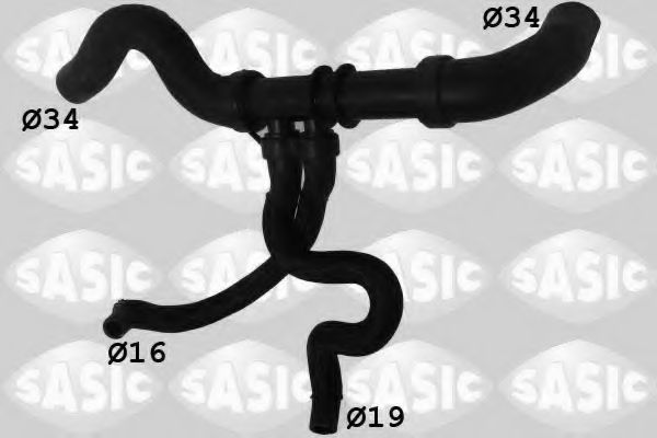 Патрубок радиатора SASIC 3404101