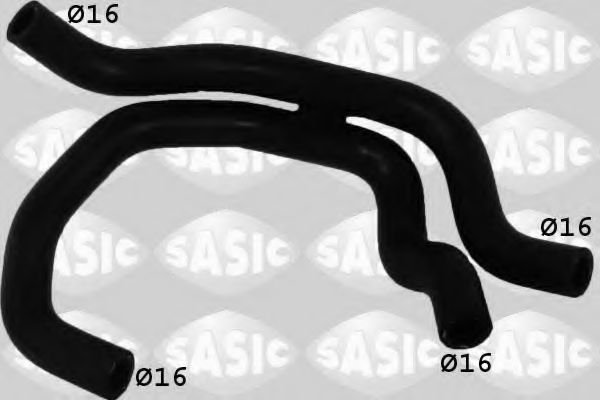 Патрубок радиатора SASIC 3406043