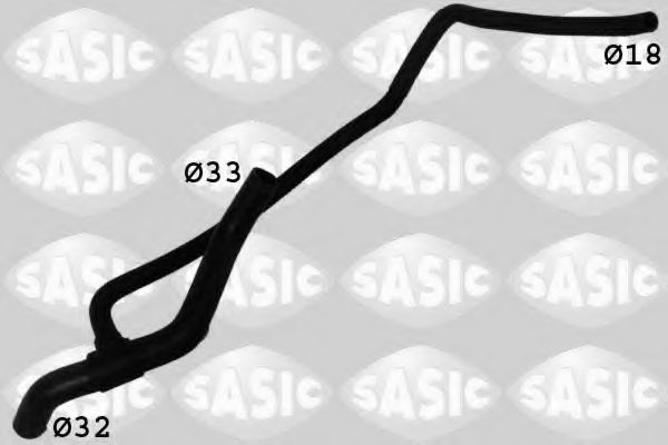 Патрубок радиатора SASIC 3406092