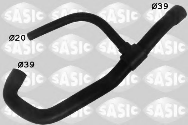 Патрубок радиатора SASIC 3406114